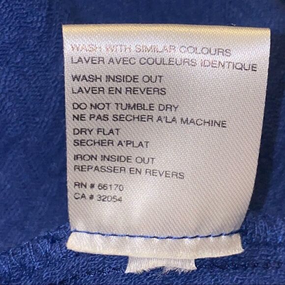 Ganni textured blue 3/4 sleeve dress - Picture 11 of 11